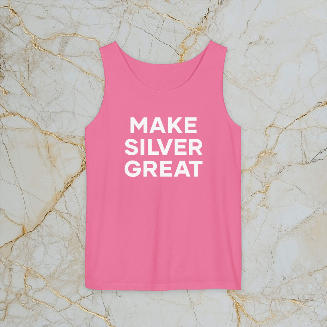 Make Silver Great: Premium Tank Top (Unisex)