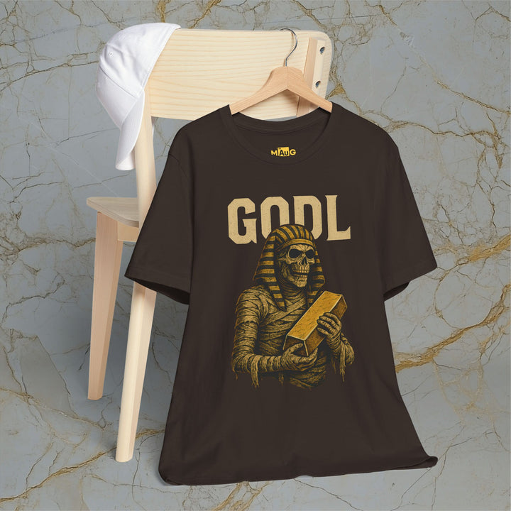 GODL: Gold On For Dear Life – Modern T-Shirt