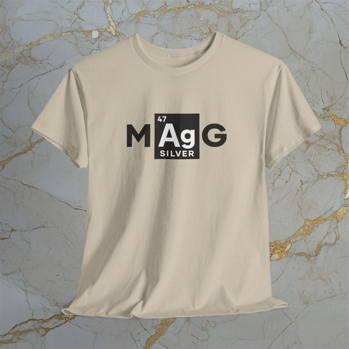 Make Silver Great – M[Ag]G –  Classic Cotton T-Shirt (Unisex) ⚡️ Express Delivery Available