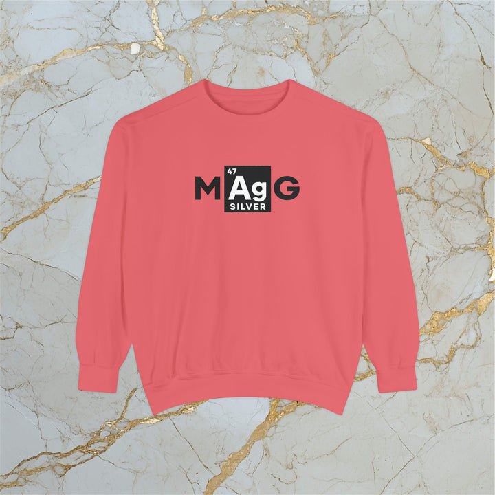 Make Silver Great – M[Ag]G – Premium Sweatshirt (Unisex)