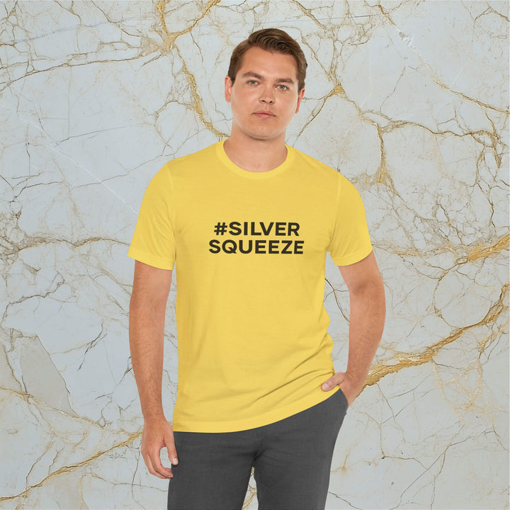Silver – #SILVERSQUEEZE – Modern T-Shirt (Unisex)