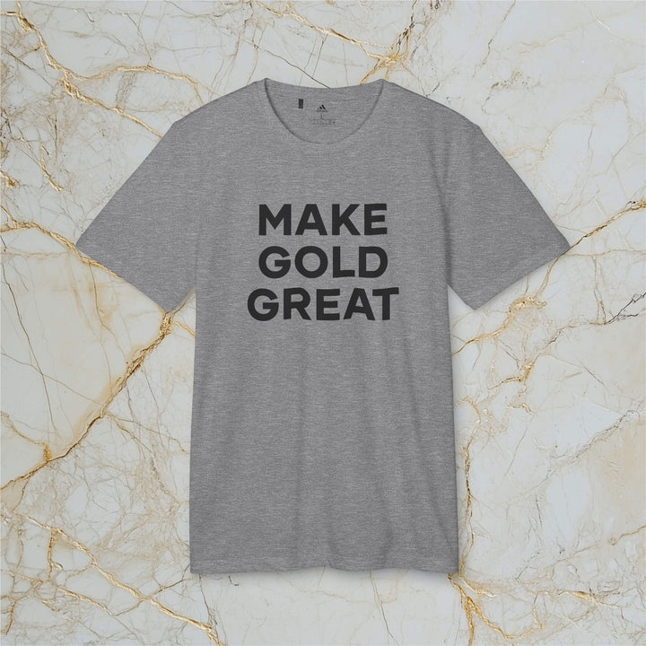 Make Gold Great: Adidas Sports T-shirt (Unisex)