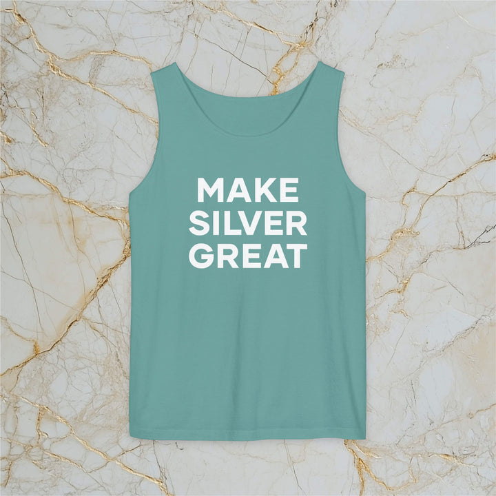 Make Silver Great: Premium Tank Top (Unisex)