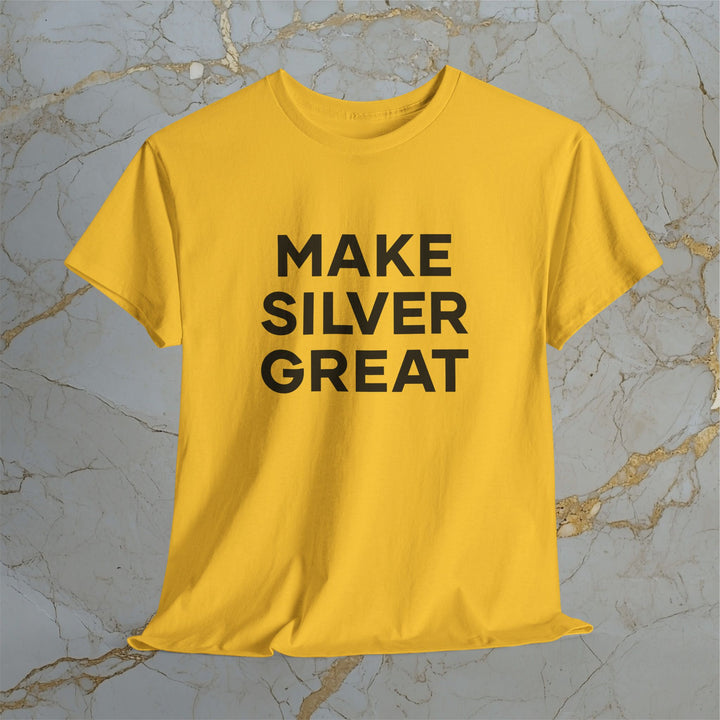 Make Silver Great – Classic Cotton T-Shirt (Unisex) ⚡️ Express Delivery Available