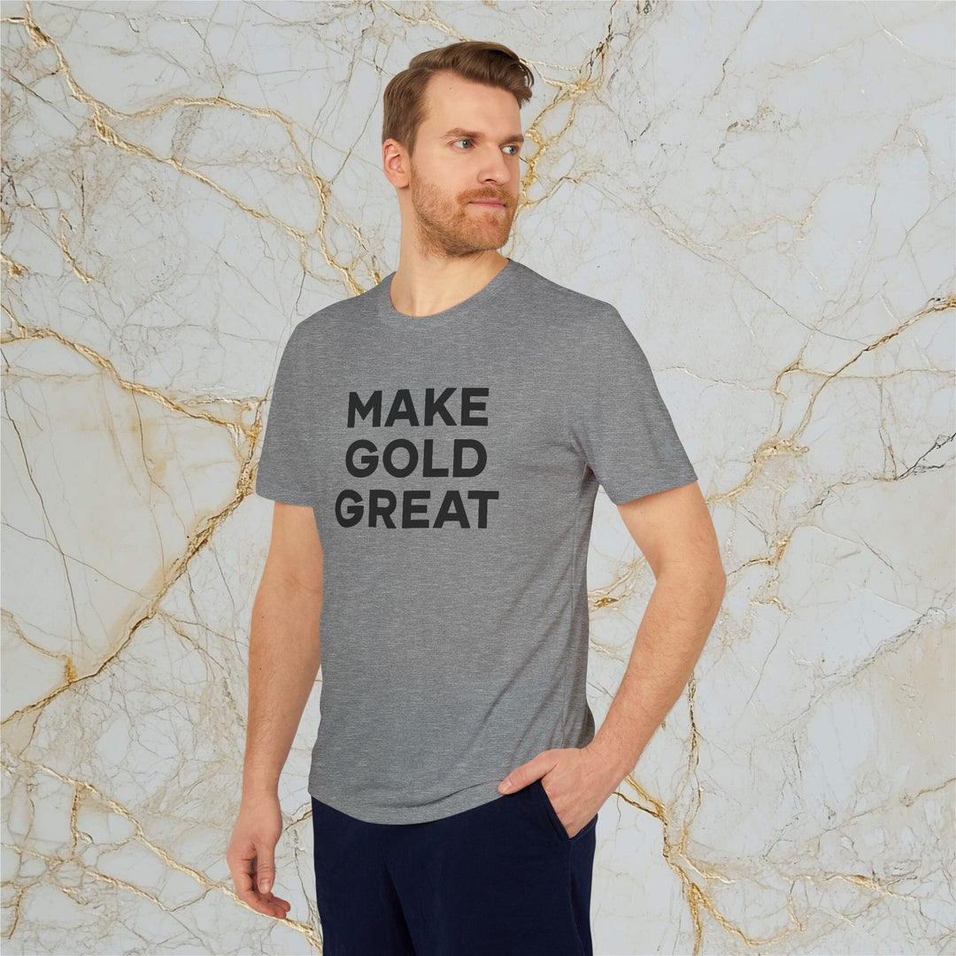 Make Gold Great: Adidas Sports T-shirt (Unisex)