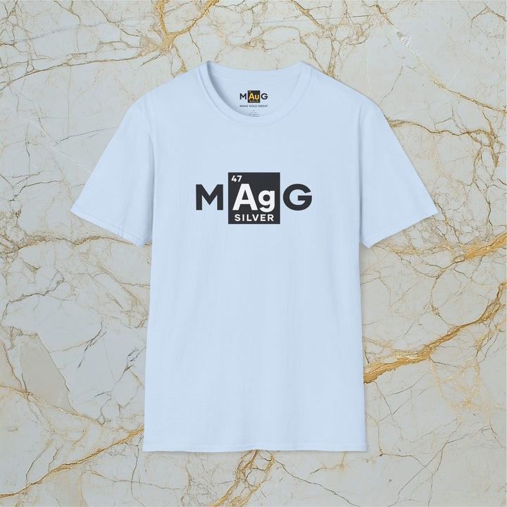 Make Silver Great – M[Ag]G –  Soft T-Shirt