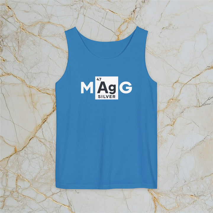 Make Silver Great – M[Ag]G – Premium Tank Top (Unisex)