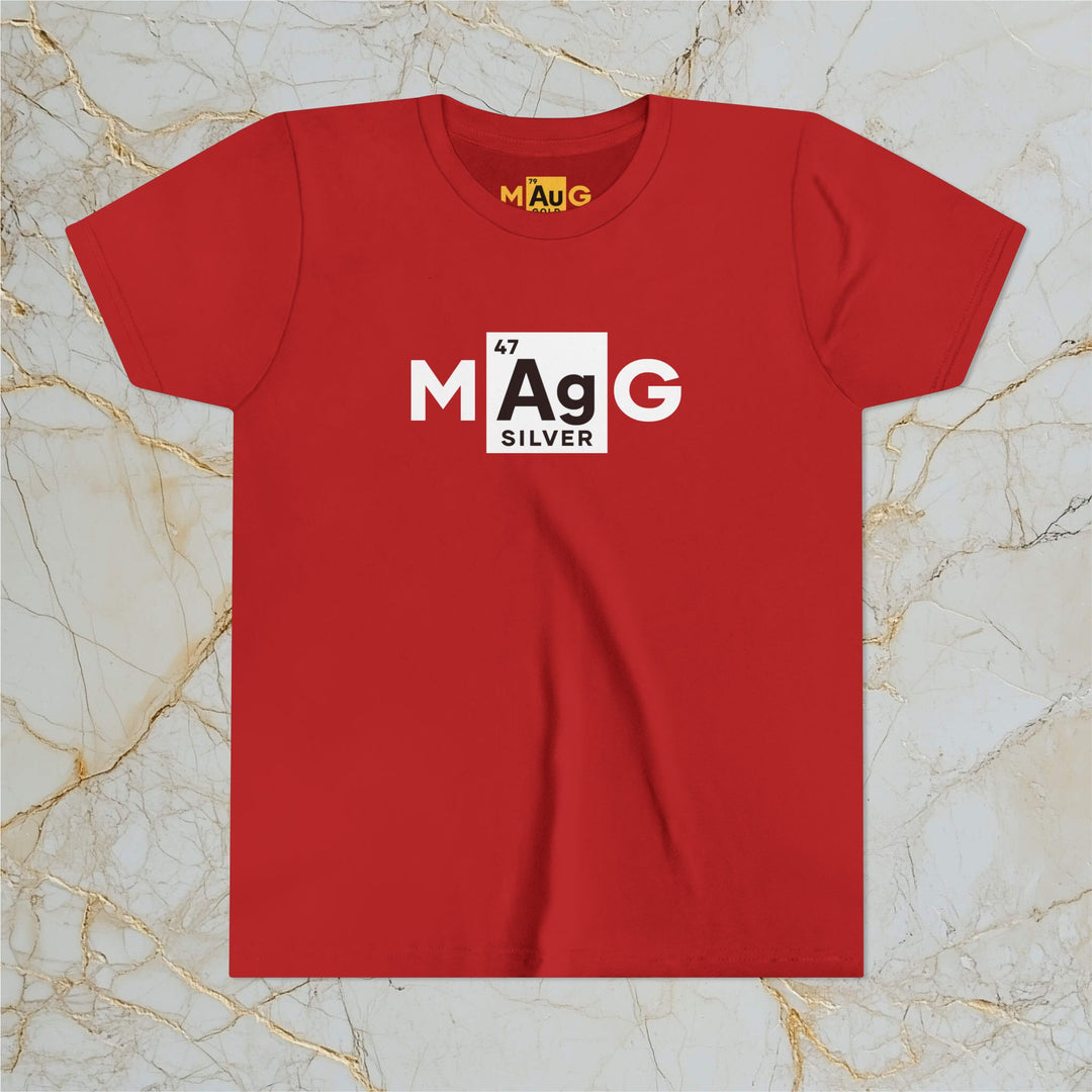 Make Silver Great – M[Ag]G –  Kids Premium Short-Sleeve Tee