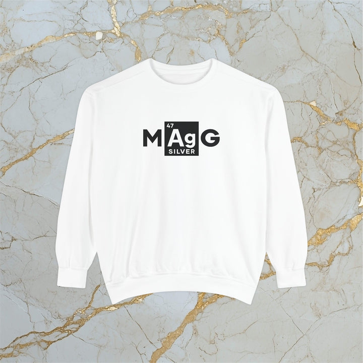 Make Silver Great – M[Ag]G – Premium Sweatshirt (Unisex)