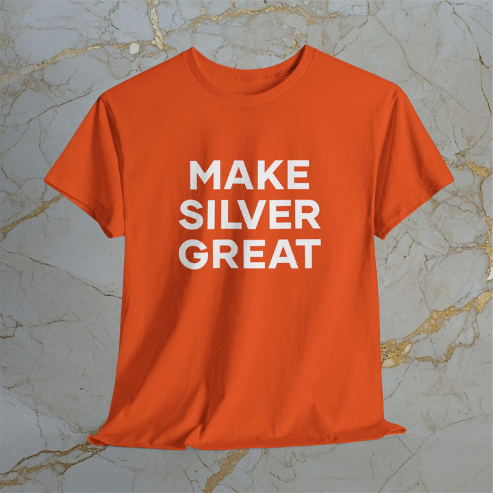 Make Silver Great – Classic Cotton T-Shirt (Unisex) ⚡️ Express Delivery Available