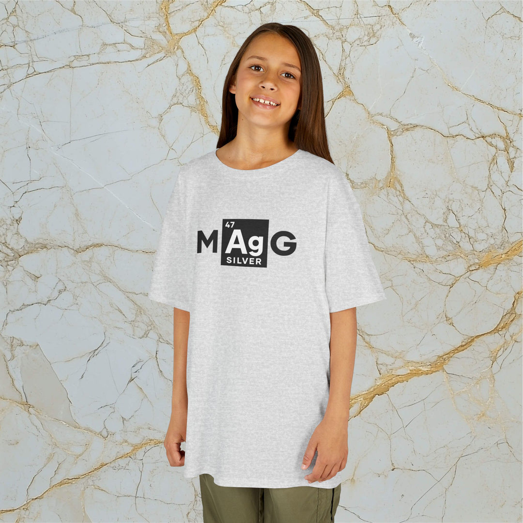 Make Silver Great – M[Ag]G –  Kids Classic Cotton T-Shirt