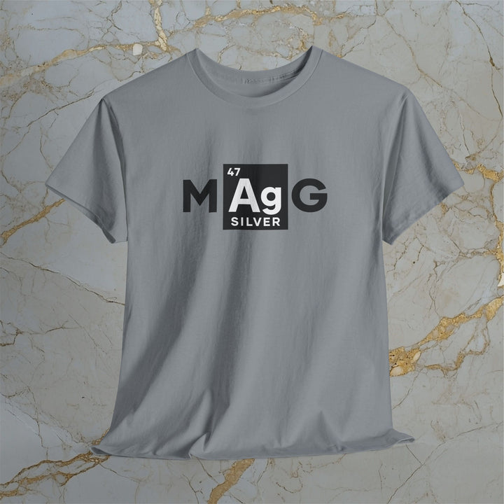Make Silver Great – M[Ag]G –  Classic Cotton T-Shirt (Unisex) ⚡️ Express Delivery Available