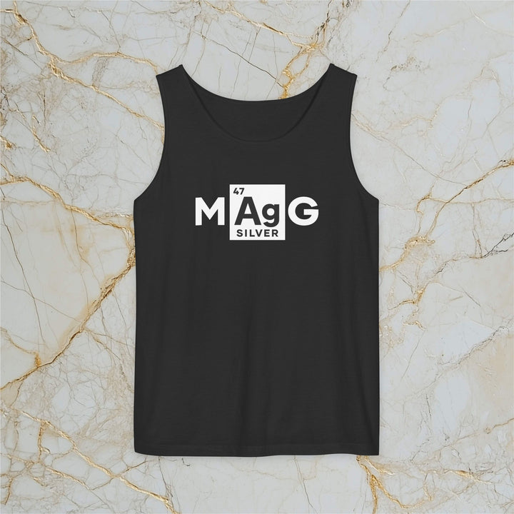 Make Silver Great – M[Ag]G – Premium Tank Top (Unisex)