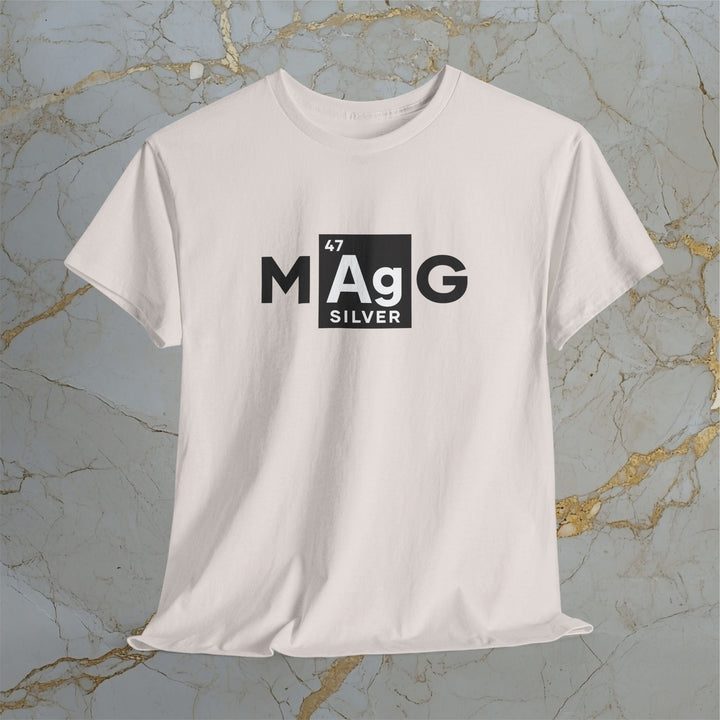 Make Silver Great – M[Ag]G –  Classic Cotton T-Shirt (Unisex) ⚡️ Express Delivery Available