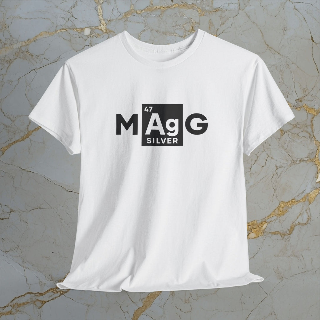 Make Silver Great – M[Ag]G –  Classic Cotton T-Shirt (Unisex) ⚡️ Express Delivery Available
