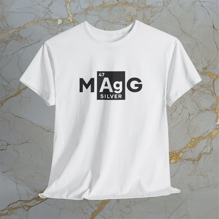 Make Silver Great – M[Ag]G –  Classic Cotton T-Shirt (Unisex) ⚡️ Express Delivery Available