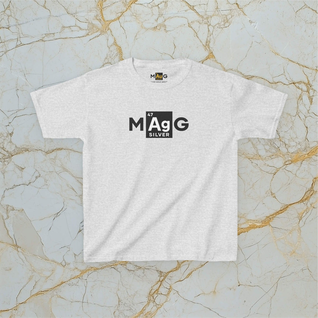 Make Silver Great – M[Ag]G –  Kids Classic Cotton T-Shirt