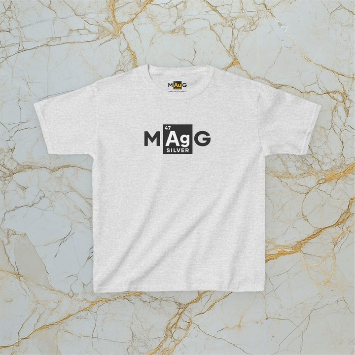 Make Silver Great – M[Ag]G –  Kids Classic Cotton T-Shirt