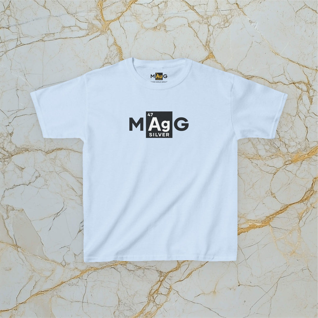 Make Silver Great – M[Ag]G –  Kids Classic Cotton T-Shirt