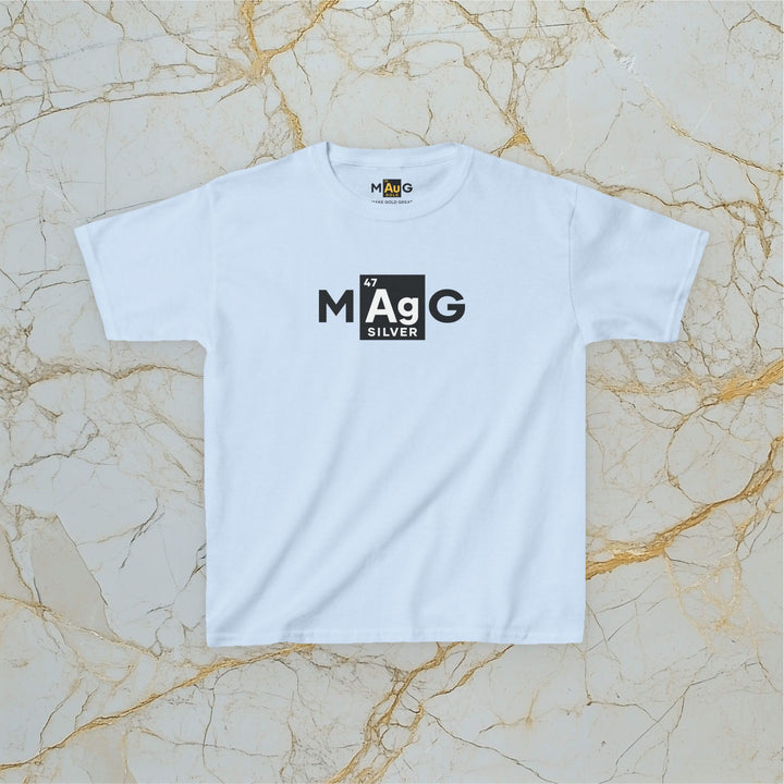 Make Silver Great – M[Ag]G –  Kids Classic Cotton T-Shirt