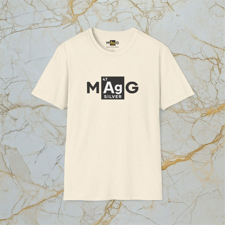 Make Silver Great – M[Ag]G –  Soft T-Shirt