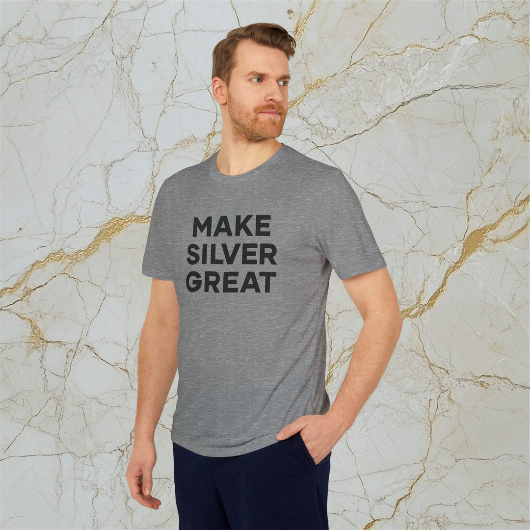 Make Silver Great - Adidas Sports T-shirt (Unisex)