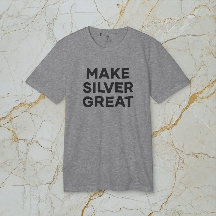 Make Silver Great - Adidas Sports T-shirt (Unisex)