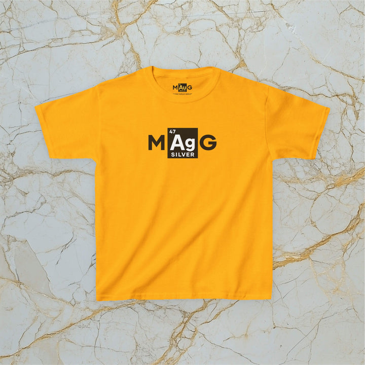 Make Silver Great – M[Ag]G –  Kids Classic Cotton T-Shirt
