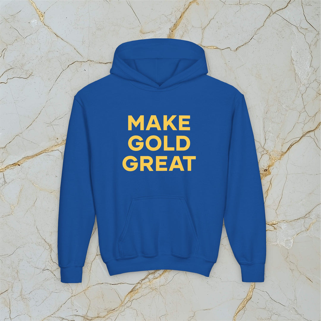 Make Gold Great: Kids Hooded Sweatshirt