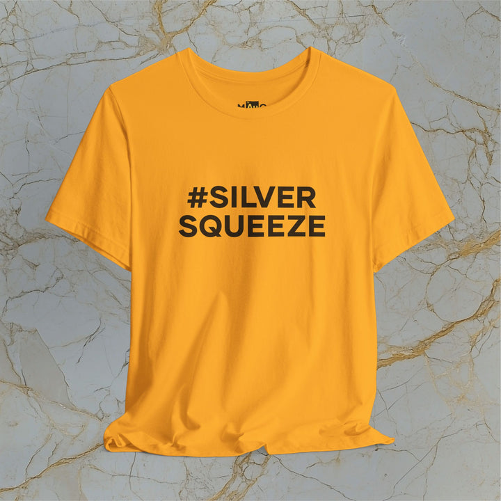 Silver – #SILVERSQUEEZE – Modern T-Shirt (Unisex)