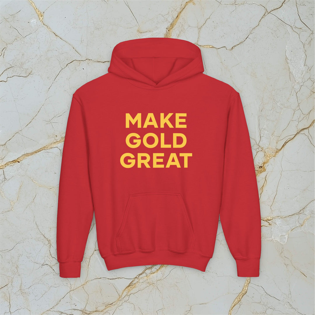 Make Gold Great: Kids Hooded Sweatshirt