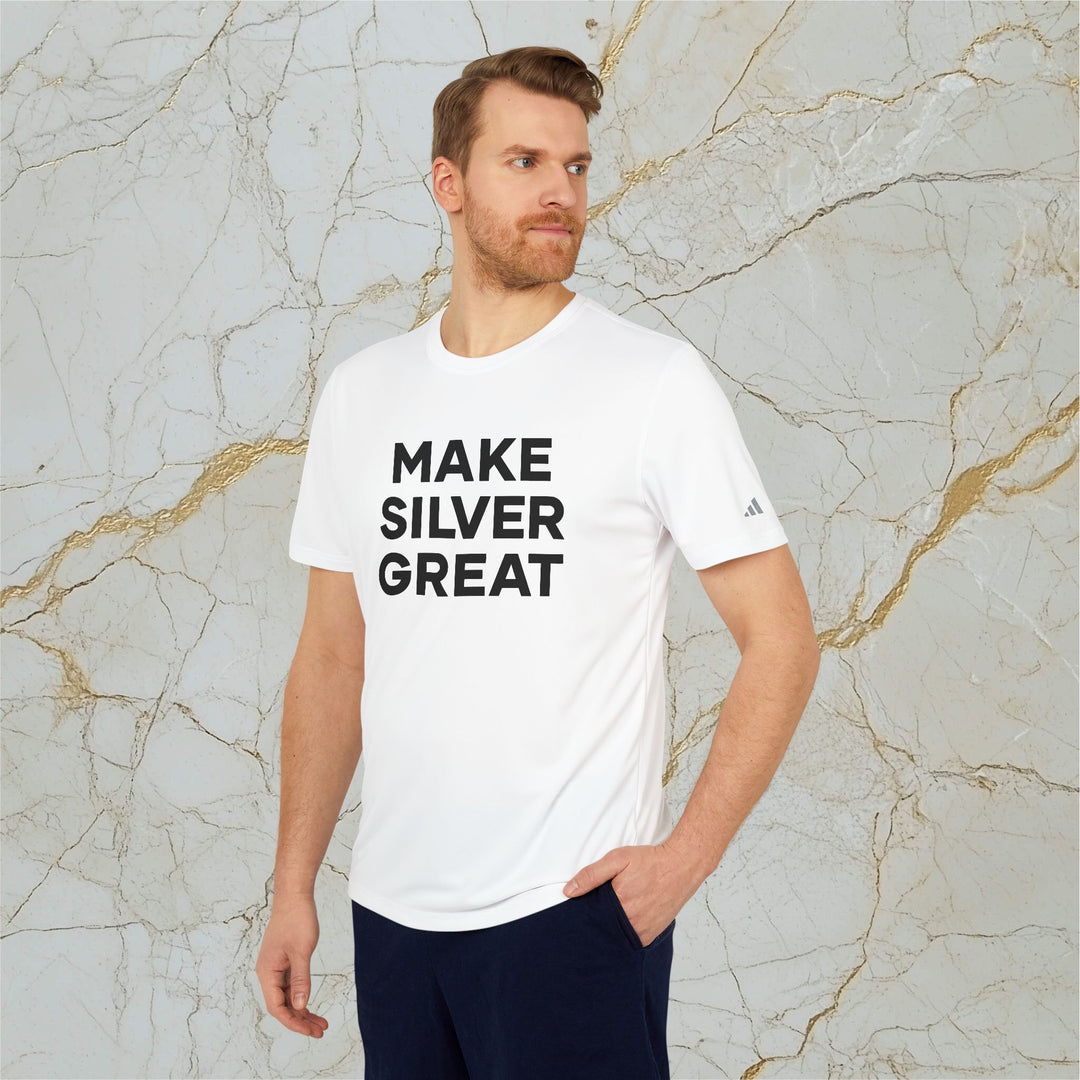 Make Silver Great - Adidas Sports T-shirt (Unisex)