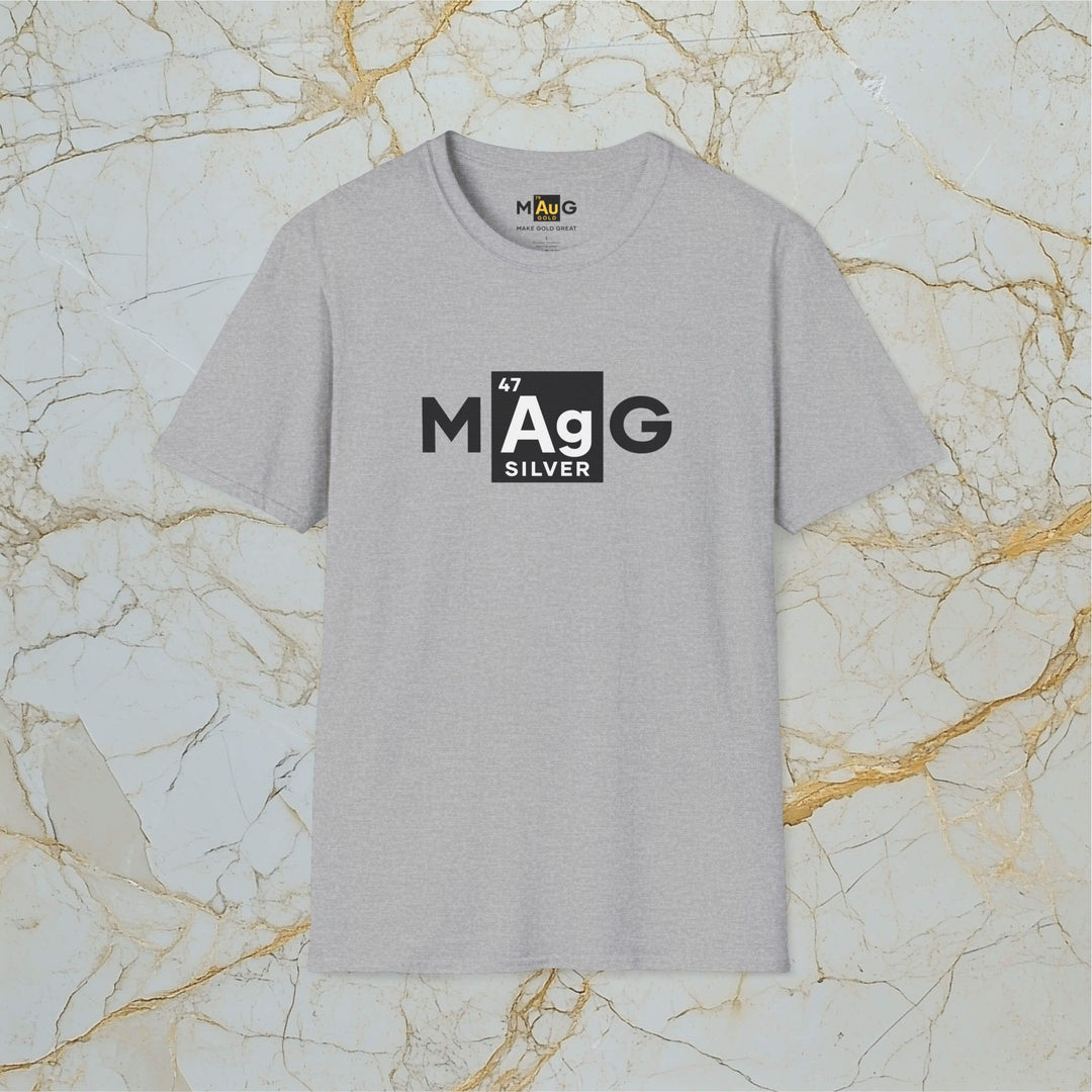 Make Silver Great – M[Ag]G –  Soft T-Shirt