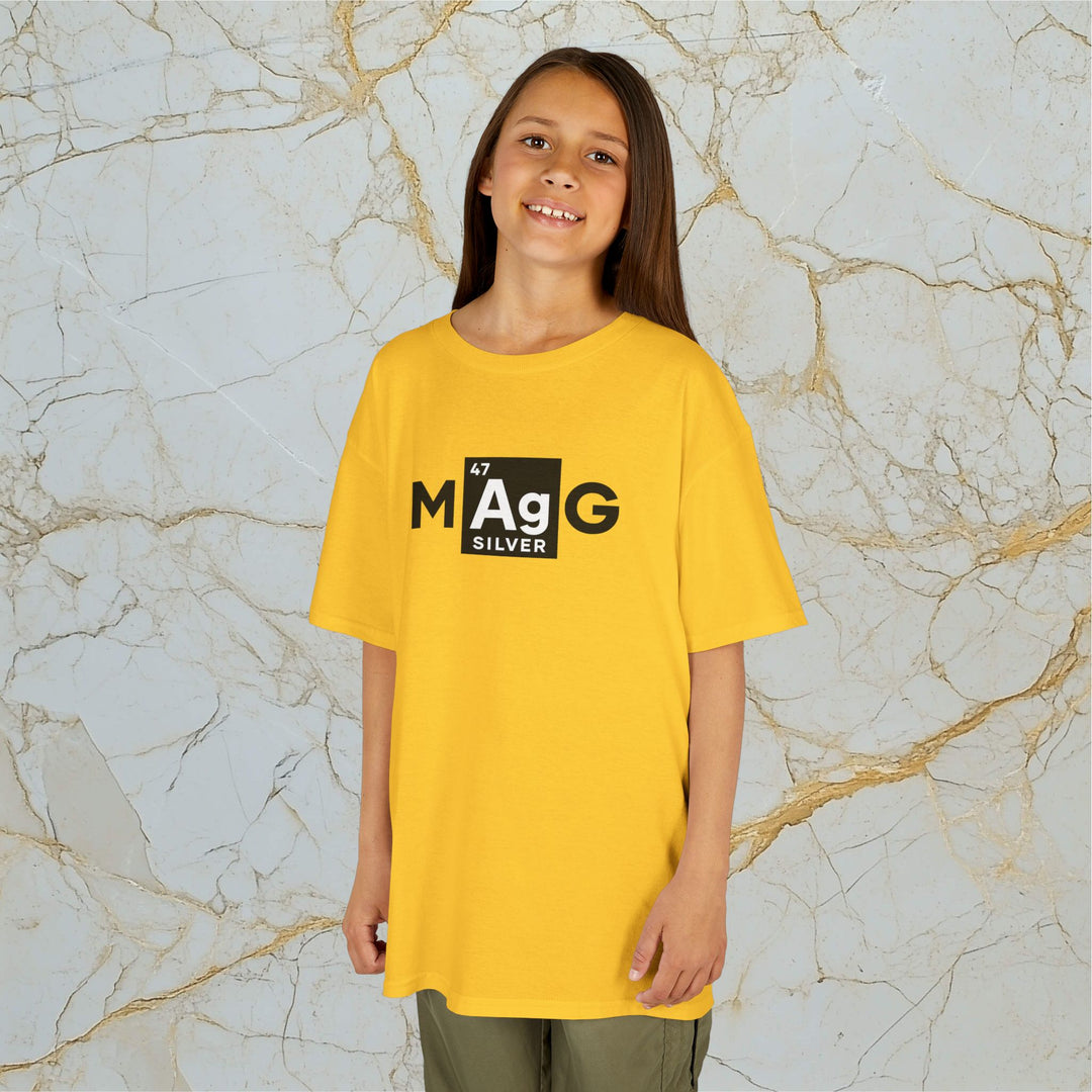 Make Silver Great – M[Ag]G –  Kids Classic Cotton T-Shirt
