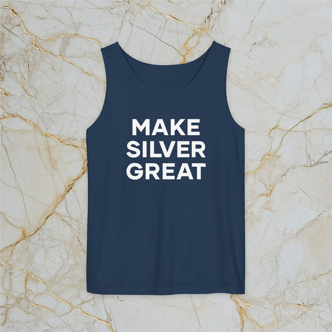 Make Silver Great: Premium Tank Top (Unisex)