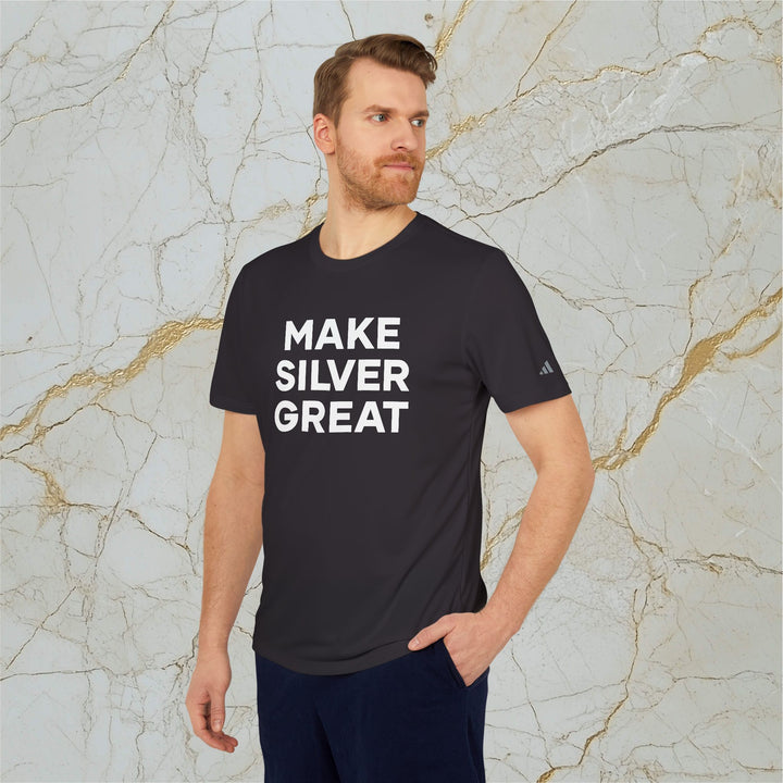 Make Silver Great - Adidas Sports T-shirt (Unisex)