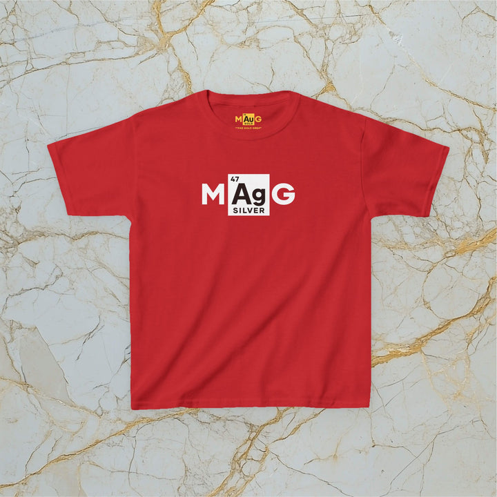 Make Silver Great – M[Ag]G –  Kids Classic Cotton T-Shirt