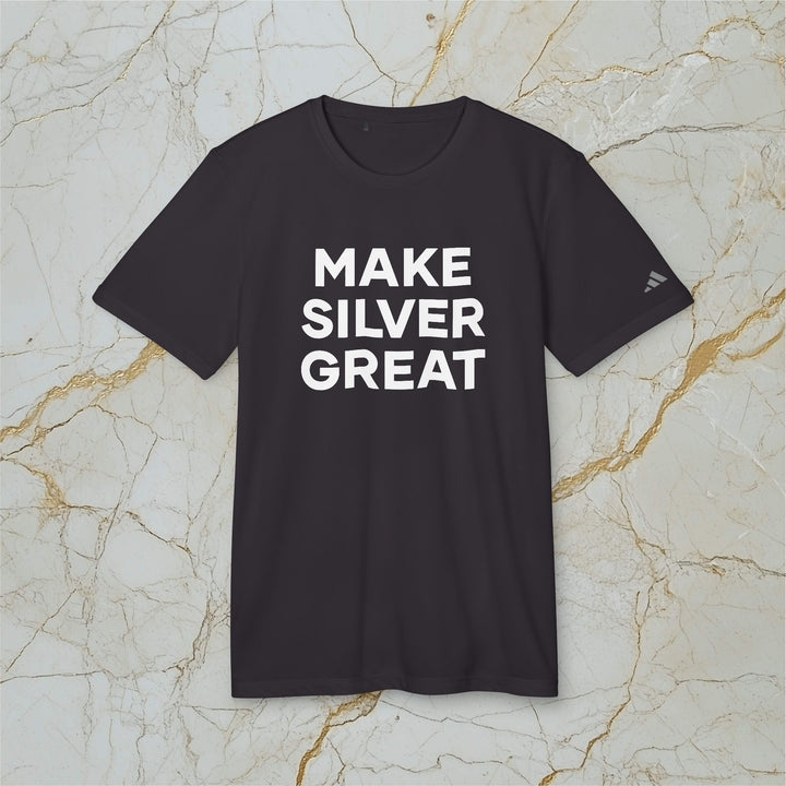 Make Silver Great - Adidas Sports T-shirt (Unisex)