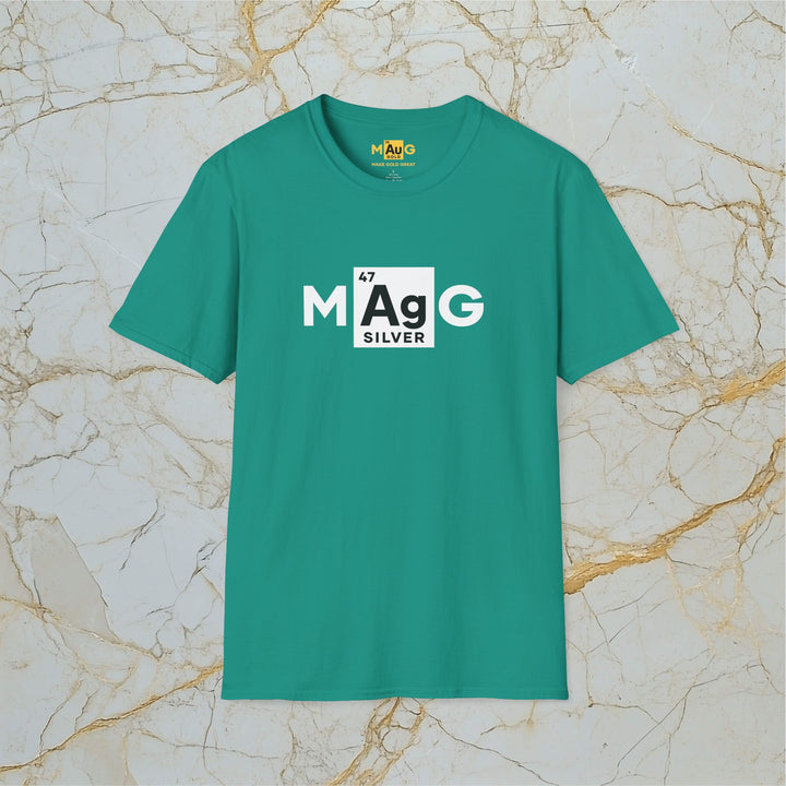 Make Silver Great – M[Ag]G –  Soft T-Shirt