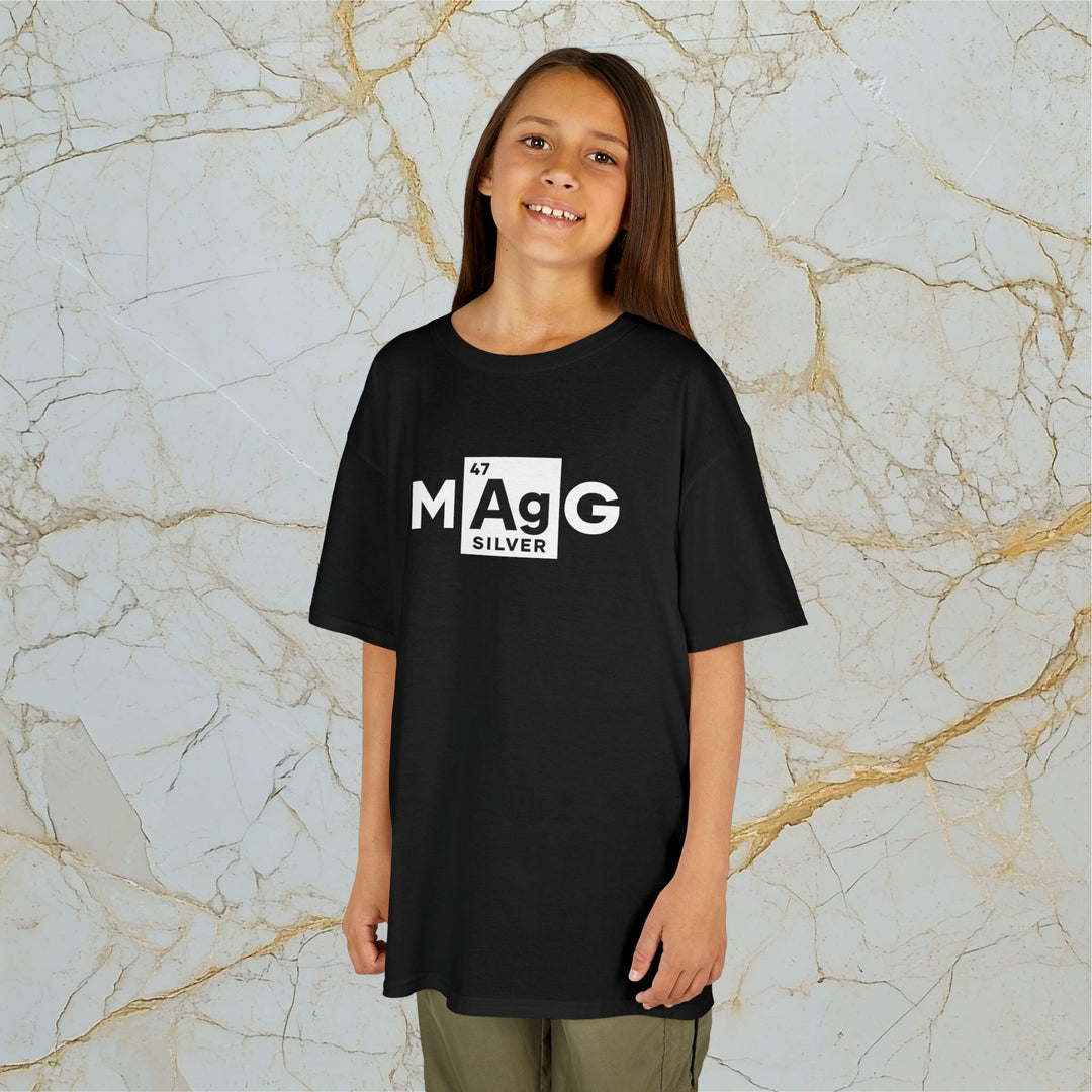 Make Silver Great – M[Ag]G –  Kids Classic Cotton T-Shirt