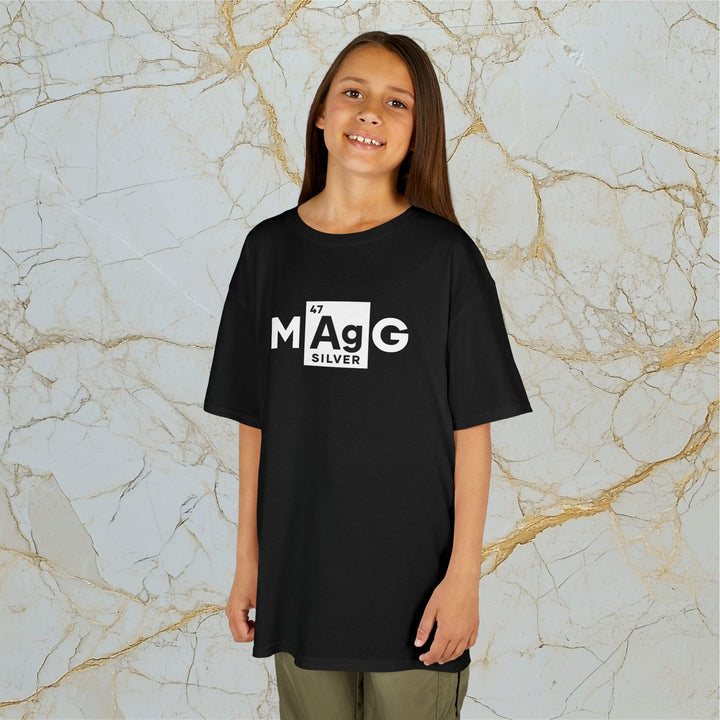 Make Silver Great – M[Ag]G –  Kids Classic Cotton T-Shirt