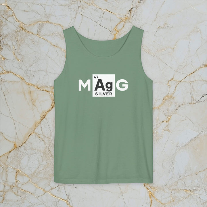Make Silver Great – M[Ag]G – Premium Tank Top (Unisex)