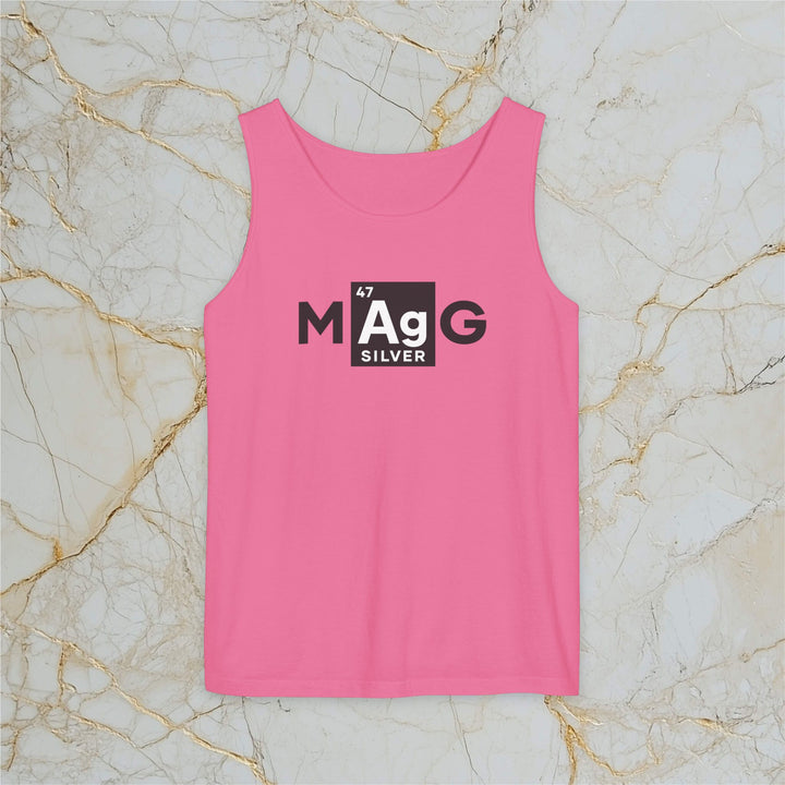 Make Silver Great – M[Ag]G – Premium Tank Top (Unisex)