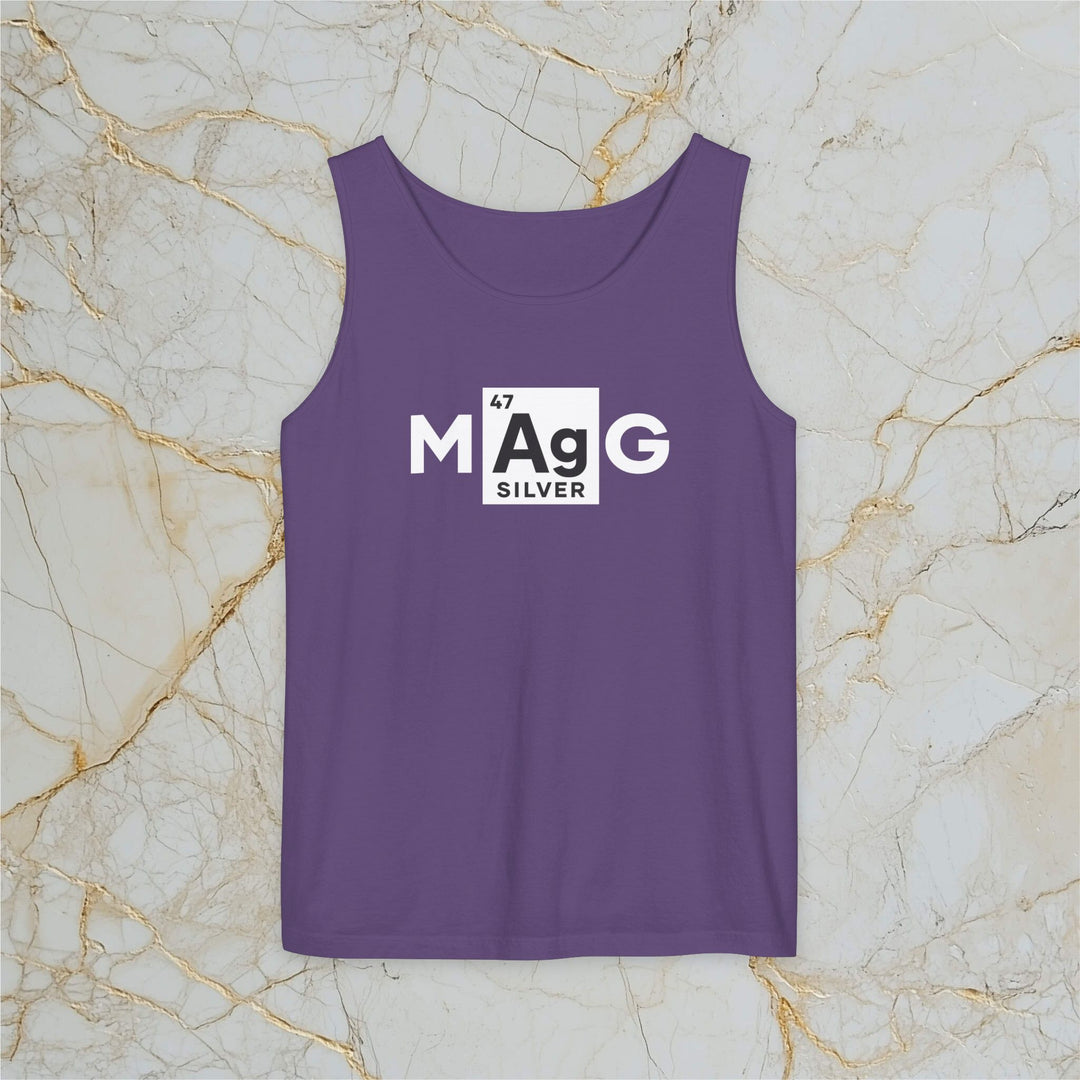 Make Silver Great – M[Ag]G – Premium Tank Top (Unisex)