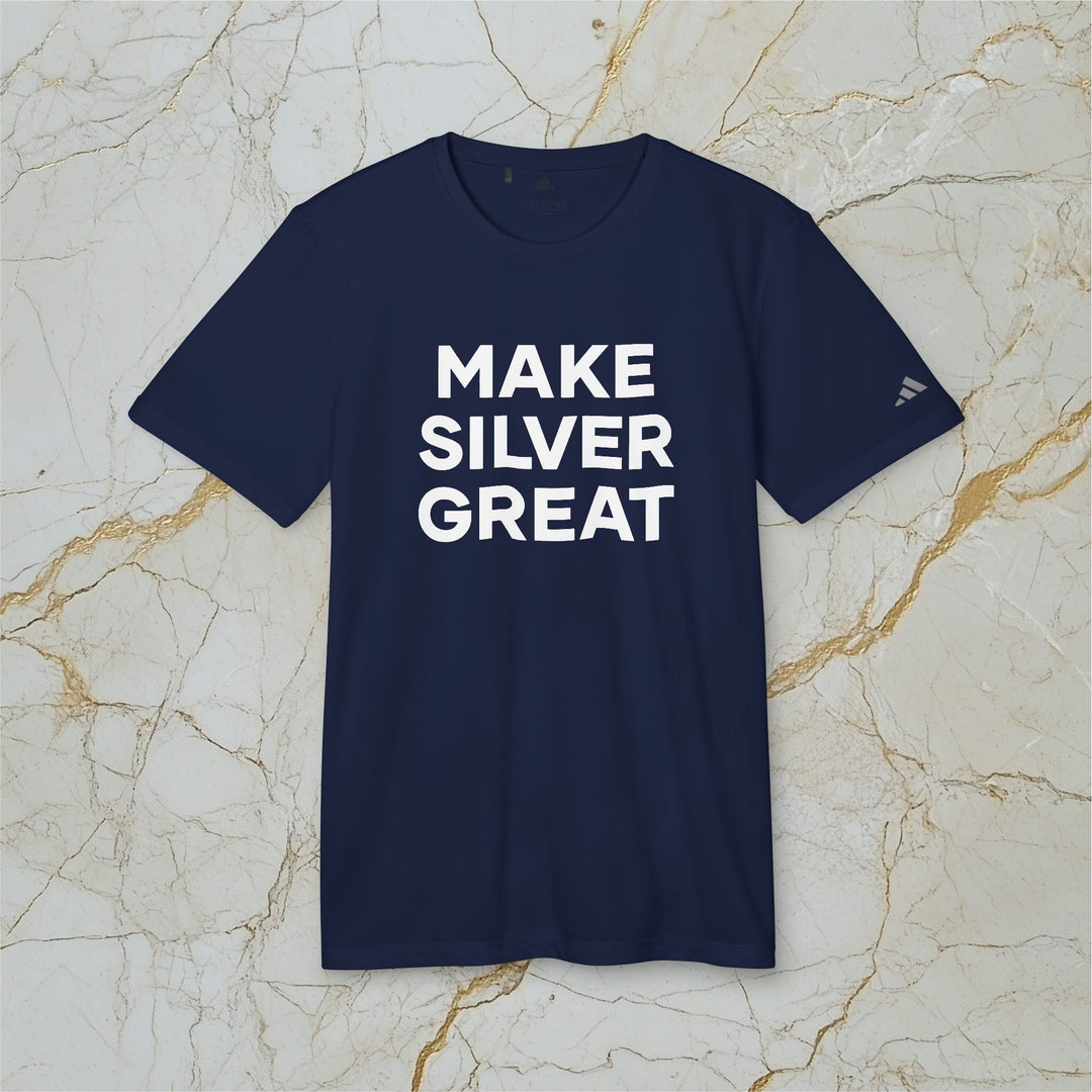 Make Silver Great - Adidas Sports T-shirt (Unisex)