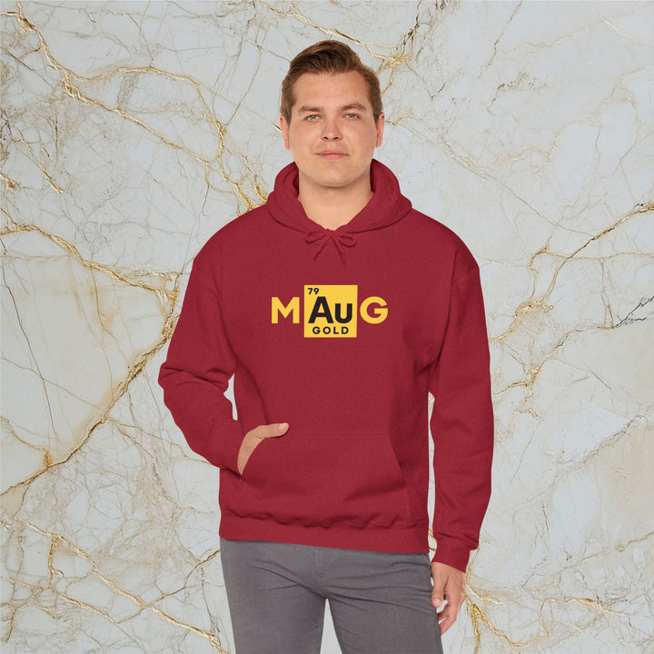 Make Gold Great – M[Au]G – Classic Heavy Hooded Sweatshirt (Unisex)
