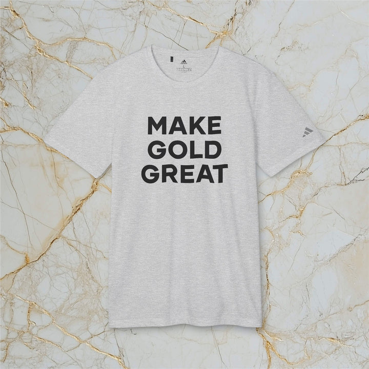 Make Gold Great: Adidas Sports T-shirt (Unisex)