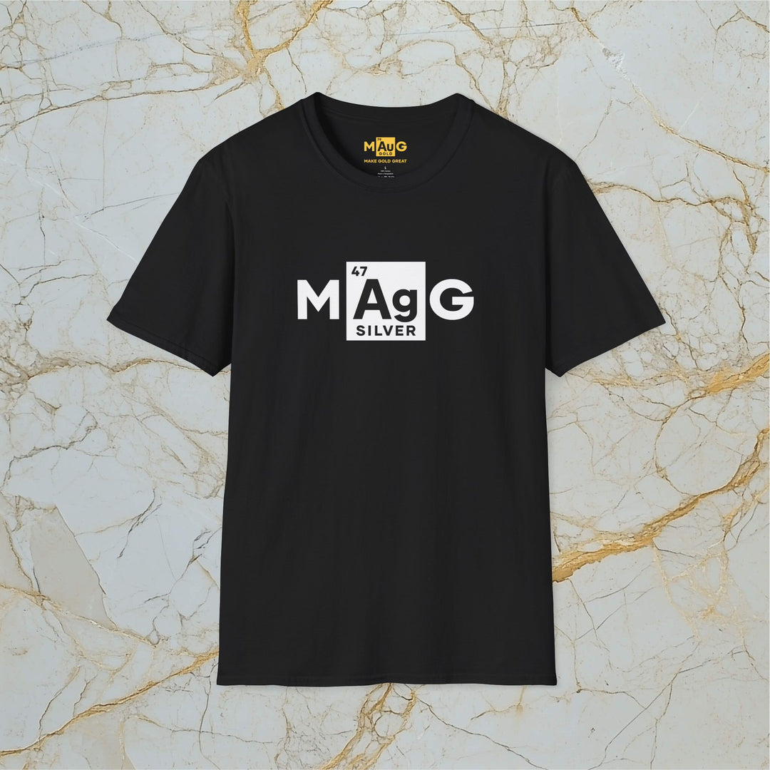 Make Silver Great – M[Ag]G –  Soft T-Shirt